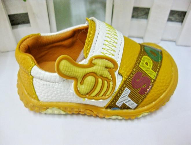 中国好童鞋 批发秋季新款名博x-1大拇指真皮婴儿鞋14-18图片_15